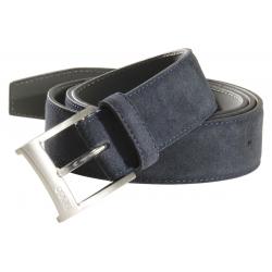 Hugo Boss Men's C Sesily Genuine Leather Belt - Dark Blue - 40