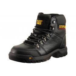 Caterpillar Men's Outline ST Slip Resistant Steel Toe Work Boots Shoes - Black - 8 D(M) US