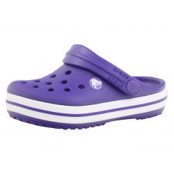 Crocs Toddler/Little Kid's Crocband Clogs Sandals Shoes - Ultraviolet/White - 8 M US Toddler