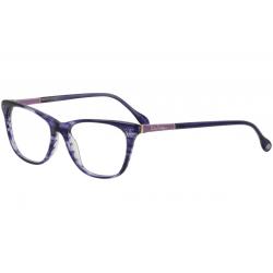 Lilly Pulitzer Women's Eyeglasses Ellis Full Rim Optical Frame -  Blue Havana/Lavender   BL  -  Lens 52 Bridge 16 Temple 140mm