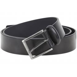 Hugo Boss Men's Geid Genuine Smooth Leather Belt - Black - 30