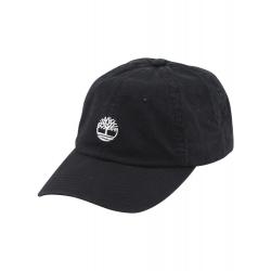 Timberland Men's Dad Cotton Strapback Baseball Cap Hat - Black - One Size Fits Most