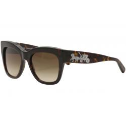 Coach Women's HC8213 HC/8213 Sunglasses - Dark Tortoise/Brown Gradient   512013 - Lens 56 Bridge 19 Temple 140mm