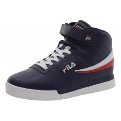 Fila Men's Vulc 13 Mid Plus Sneakers Shoes - Fila Navy/White/Fila Red - 10 D(M) US