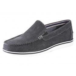 Izod Men's Damiano Memory Foam Loafers Shoes - Black - 8 D(M) US