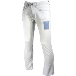 Buffalo By David Bitton Men's Ash X Slim Stretch Jeans - Ripped & Repaired - 34x30