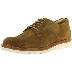 Hugo Boss Men's Tuned Suede Oxfords Shoes - Brown - 9 D(M) US