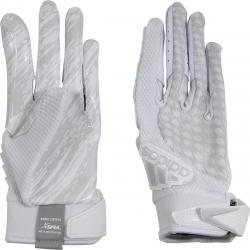 Adidas Boy's Youth adiFAST 2.0 Padded Football Gloves - White/White - Large