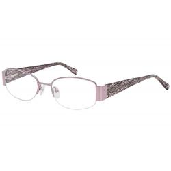 Bocci Women's Eyeglasses 356 Half Rim Optical Frame - Violet   12 - Lens 51 Bridge 18 Temple 140mm