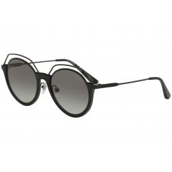 Tory Burch Women's TY9052 TY/9052 Fashion Round Sunglasses - Black/Grey Gradient   1709/11 - Lens 51 Bridge 20 B 48.5 ED 54 Temple 140mm