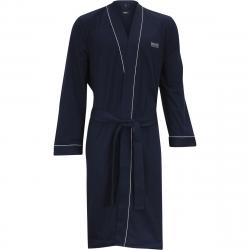 Hugo Boss Men's Kimono Bath Robe - Blue - Medium