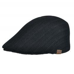 Kangol Men's Herringbone 507 Cap Fashion Flat Hat - Black - Medium