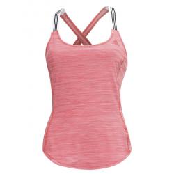 Adidas Women's Performer Strap Climalite Tank Top Shirt - Real Coral - X Large