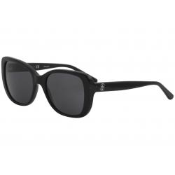 Tory Burch Women's TY7114 TY/7114 Fashion Square Sunglasses - Black/Grey   1377/87 - Lens 53 Bridge 18 B 47.9 ED 61.1 Temple 140mm
