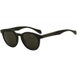 Hugo Boss Men's 0912S 0912/S Round Sunglasses - Black Wood Pattern/Brown Gray   1YS/NR  - Lens 50 Bridge 22 Temple 145mm