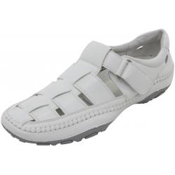 GBX Men's Sentaur Fisherman Sandals Shoes - White - 8.5 D(M) US