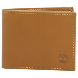 Timberland Men's Cloudy Genuine Leather Passcase Wallet - Brown