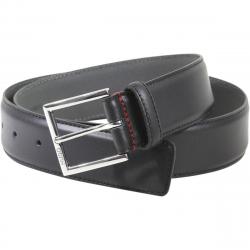 Hugo Boss Men's Golloty Genuine Leather Belt - Black - 38
