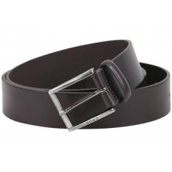 Hugo Boss Men's Geid Genuine Smooth Leather Belt - Dark Brown - 36