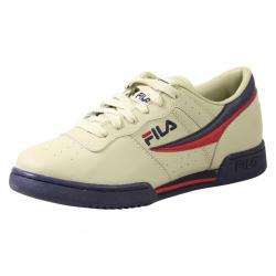 Fila Men's Original Fitness Sneakers Shoes - Cream/Peacoat/Fila Red - 10.5 D(M) US