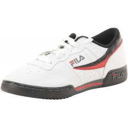 Fila Men's Original Fitness Sneakers Shoes - White/Black/Fila Red  - 13 D(M) US