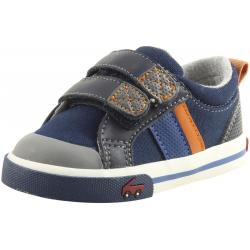 See Kai Run Toddler/Little Boy's Russell Sneakers Shoes - Navy Canvas - 8 M US Toddler
