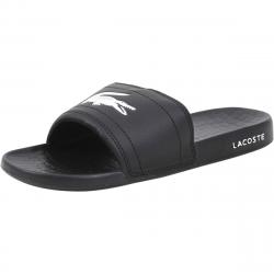 Lacoste Men's Frasier 118 Slides Sandals Shoes - Black/White - 13 D(M) US