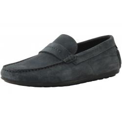 Hugo Boss Men's Dandy Suede Driving Loafers Shoes - Open Grey - 11 D(M) US