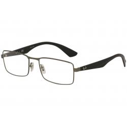 Ray Ban Men's Eyeglasses RX6332 RX/6332 Rayban Full Rim Optical Frame - Matte Gunmetal   2620 - Lens 55 Bridge 18 Temple 145mm
