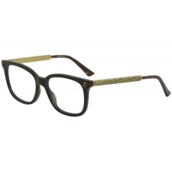 Gucci Women's Eyeglasses GG0218O GG/0218/O Full Rim Optical Frame - Gold - Lens 51 Bridge 17 Temple 140mm