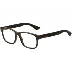 Gucci Men's Eyeglasses GG0011O GG/0011O Full Rim Optical Frame - Black - Lens 55 Bridge 17 Temple 145mm