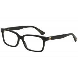 Gucci Women's Eyeglasses GG0168O GG/0168/O Full Rim Optical Frame - Black   005 - Lens 55 Bridge 16 Temple 140mm