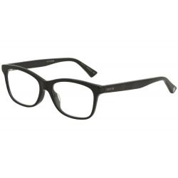Gucci Men's Eyeglasses GG0162OA GG/0162/OA Full Rim Optical Frame - Black   001 - Lens 55 Bridge 17 Temple 150mm (Asian Fit)