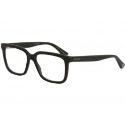 Gucci Men's Eyeglasses GG0160O GG/0160/O Full Rim Optical Frame - Black Transparent   005 - Lens 55 Bridge 17 Temple 145mm