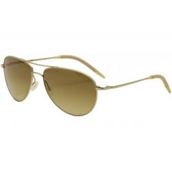 Oliver Peoples Women's Benedict OV1002S OV/1002/S Aviator Fashion Sunglasses - Gold Beige/Brown Grad Photochromic Lens   524251  - Lens 59 Bridge 16 Temple 130mm