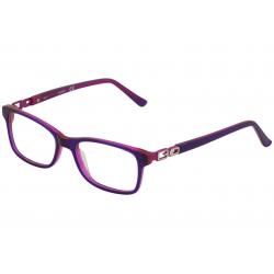 Guess Youth Girl's Eyeglasses GU9131 GU/9131 Full Rim Optical Frame - Violet/Pink   083 - Lens 49 Bridge 16 Temple 135mm