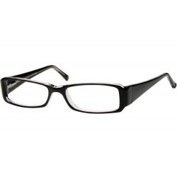 Bocci Women's Eyeglasses 331 Full Rim Optical Frame - Black   04 - Lens 48 Bridge 17 Temple 140mm