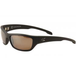 Kaenon Men's Cowell 040 Polarized Fashion Sunglasses - Matte Black/SR 91 Copper Silver Mirror   C12  - Lens 58.5 Bridge 18 Temple 125mm