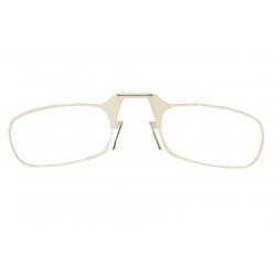 ThinOPTICS Reading Glasses W/Universal Pod - Clear With White Case - Strength: +2.00