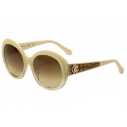 Roberto Cavalli Women's Tejat RC983S RC/983/S Fashion Sunglasses - Ivory - Lens 56 Bridge 20 Temple 140mm