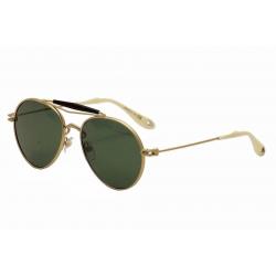 Givenchy Women's GV 7012S 7012/S Fashion Pilot Sunglasses - Gold - Lens 56 Bridge 17 Temple 145mm