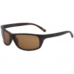 Serengeti Men's Bormio Sport Sunglasses - Satin Black Tortoise/Polarized Orange   55MN - Medium Fit