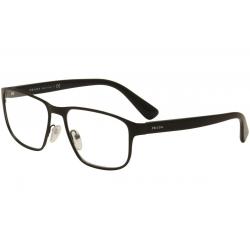 Prada Men's Eyeglasses VPR56S VPR/56/S Full Rim Optical Frame - Black   7AX 1O1  - Lens 55 Bridge 17 Temple 140mm