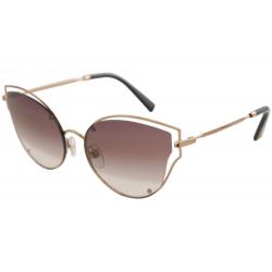 Valentino Women's VA2015 VA/2015 Fashion Cat Eye Sunglasses - Gold - Lens 58 Bridge 17 B 48.7 ED 68.4 Temple 140mm