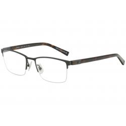 Morel Men's Eyeglasses OGA 10018O 10018/O Half Rim Optical Frame - Dark Grey   GT01 - Lens 52 Bridge 19 Temple 140mm
