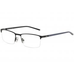 Morel Men's Eyeglasses Lightec 30009L 30009/L Half Rim Optical Frame - Black - Lens 53 Bridge 18 Temple 145mm