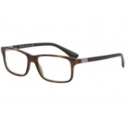 Prada Men's Eyeglasses VPR 06SF 06S F Full Rim Optical Frame (Asian Fit) - Brown - Lens 54 Bridge 16 Temple 140mm