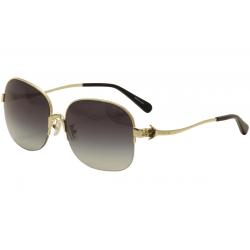 Coach Women's HC7068 HC/7068 Fashion Sunglasses - Black - Lens 58 Bridge 16 Temple 135mm