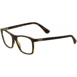 Prada Men's Eyeglasses VPR05S VPR/05/S 1AB/1O1 Optical Frame - Black - Lens 55 Bridge 17 Temple 140mm