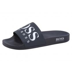 Hugo Boss Men's Solar Slides Sandals Shoes - Dark Blue - 10 D(M) US